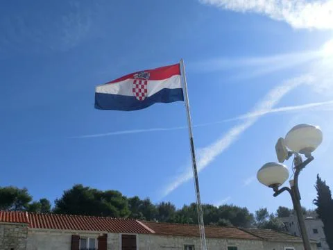 The Croatian Flag Stock Photos