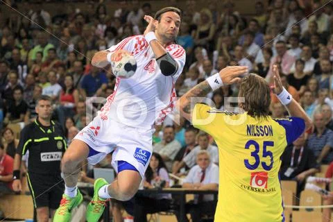 Croatian Handball Player Ivano Balic Stock Photos