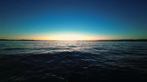 Croatian sunset Stock Footage 295461883