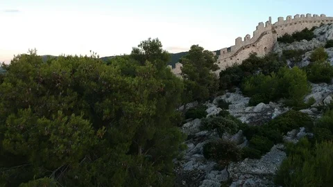 Croatian wall Vídeos de archivo 93143000