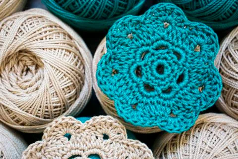 Crochet and thread Stock Photos