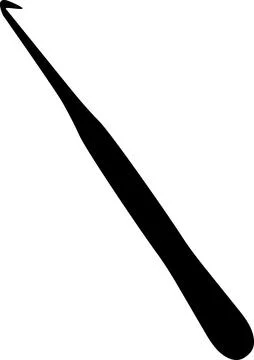 Crochet hook icon sign. Stock Illustration