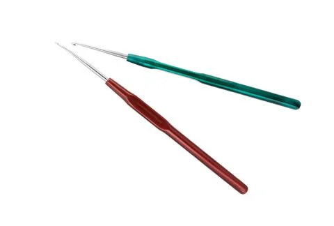 Crochet hook isolated Stock Photos