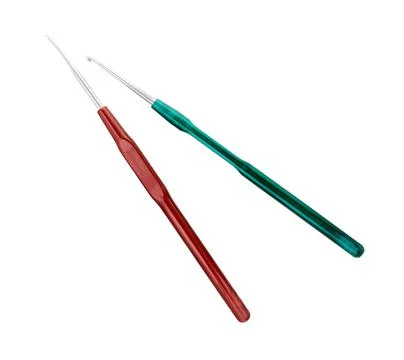 Crochet hook isolated Stock Photos