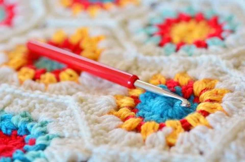 Crochet hook needle Stock Photos