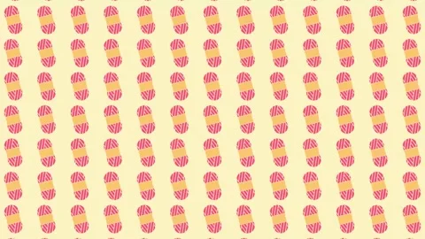 Crochet Knitting Thread icon Motion Background Stock Footage 318595941