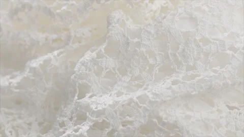 Crochet lace patterns, crocheted Grandmas Doily, Hand-crocheted tablecloth Stock Footage 342845229