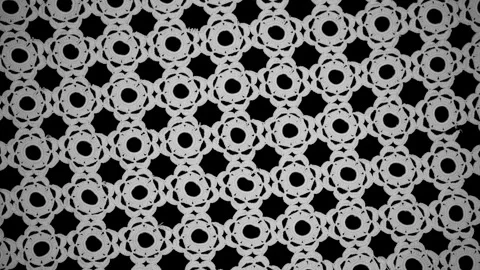 Crochet lace seamless pattern background, crocheted Grandma's Doily Stock Footage 346412651
