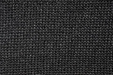 Crochet pattern in black raffia. Stock Photos