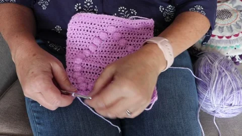 Crochet pattern Video stock 133059982