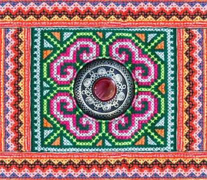 Crochet pattern Stock Photos