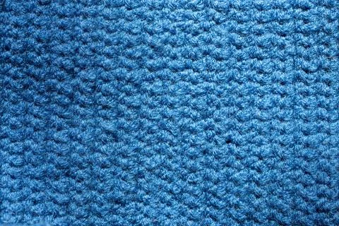Crochet pattern, soft focus close up. Stock Photos
