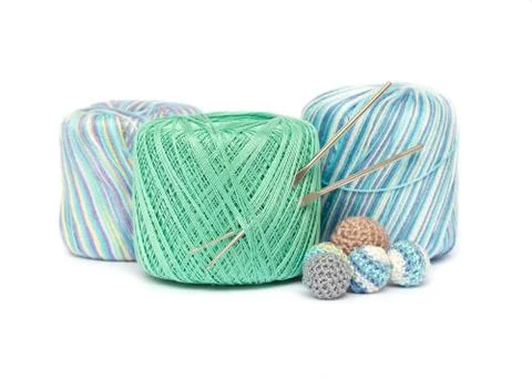 Crochet set Stock Photos