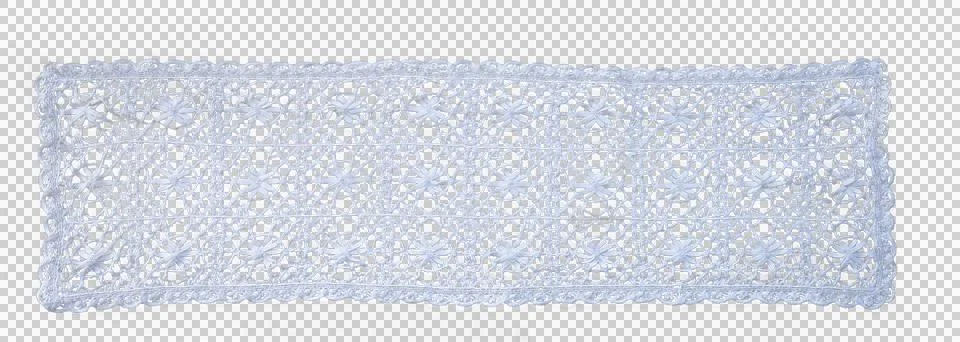 A crocheted doily Stock Photos