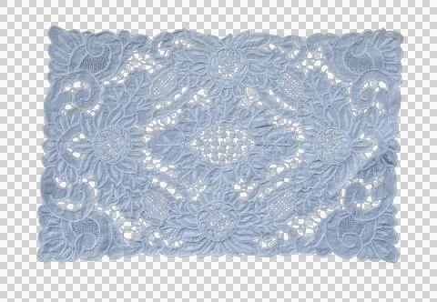 A crocheted doily Stock Photos