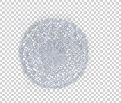 A crocheted doily Stock Photos