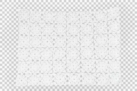Crocheted doily Stock Photos
