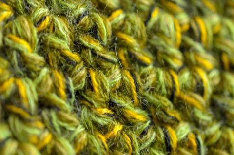 Crocheted or knitted Texture Close up, Fabric background Stock Photos