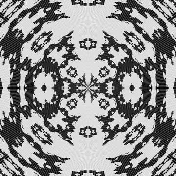 Crocheted table cloth Stock Illustration