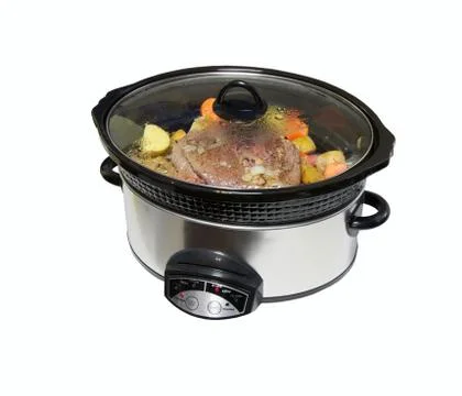 Crock pot. Stock Photos