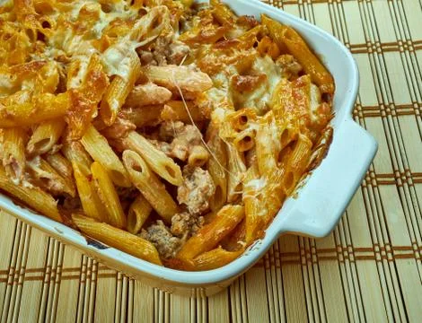 Crockpot Pasta Stockfoto's