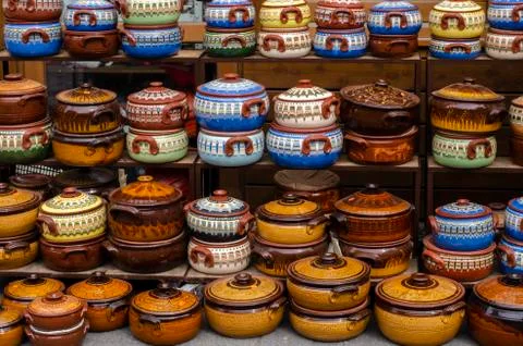 Crocks In the Sofia, Bazaar Stock Photos