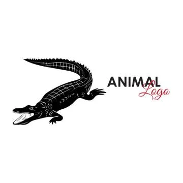 Crocodile Alligator icon logo symbol vector illustration Stock Illustration