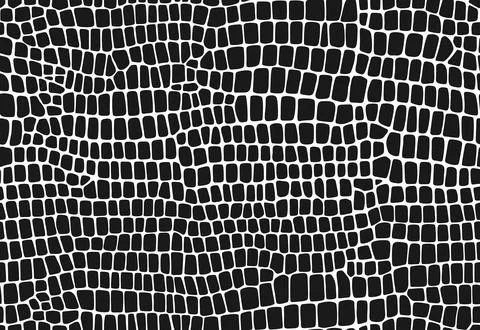 Crocodile, dinosaur, snake skin pattern, reptile Stock Illustration