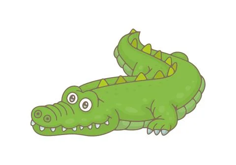 Crocodile icon Stock Illustration
