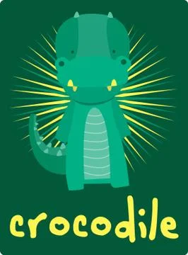 Crocodile Stock Illustration