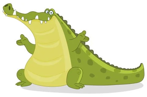 Crocodile 库存插图