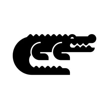 Crocodile logo Stock Illustration