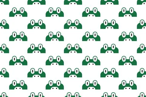 Crocodile seamless pattern background template Stock Illustration