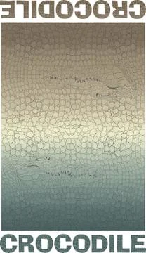 Crocodile skin texture Stock Illustration
