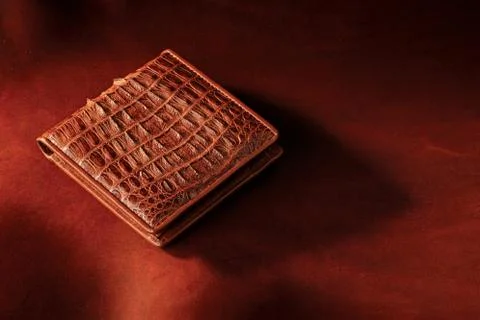 Crocodile Wallet Stock Photos