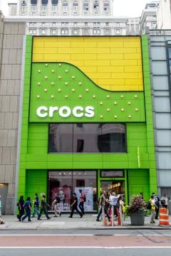 Crocs store Stock Photos