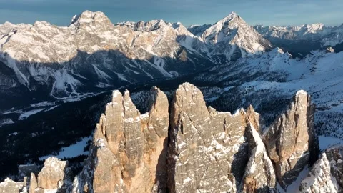 Croda da Lago - The wihte mountain part two Video stock 275518650