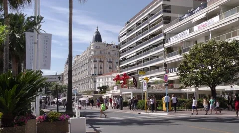 Croisette Carlton Stock Footage 54633123