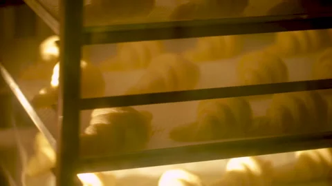 Croissant baking Stock Footage 166530176