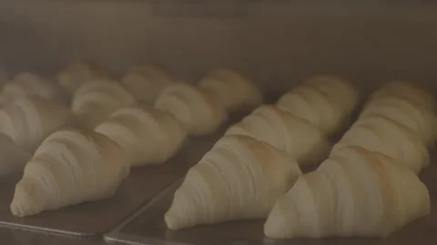 Croissant Baking Timelapse Stock-Footage 324047400