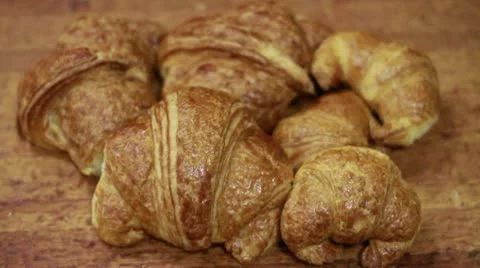 Croissant  Stock Footage 9472897