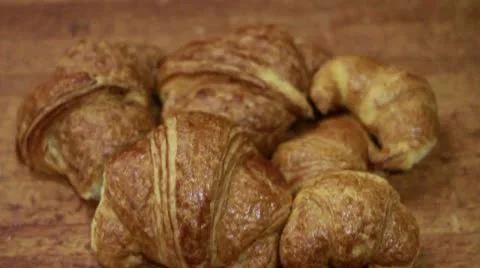 Croissant  Stock Footage 9474291