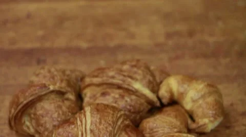 Croissant  Stock Footage 9474519