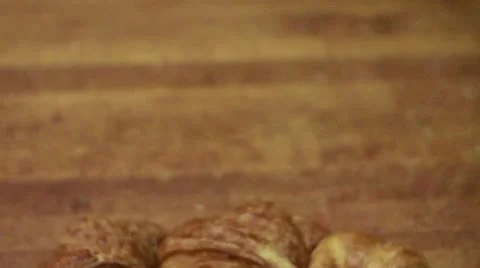Croissant  Stock Footage 9475379