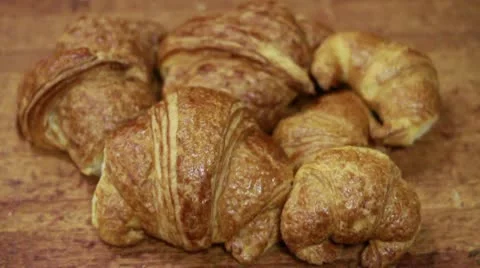 Croissant  Stock Footage 9476331