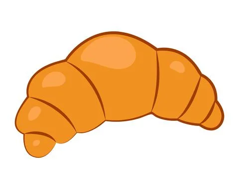 Croissant icon Stock Illustration