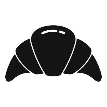 Croissant icon simple vector. Bread bakery イラスト素材