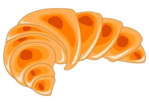 Croissant Illustrazione stock
