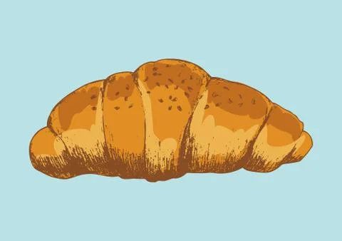 Croissant Stock Illustration