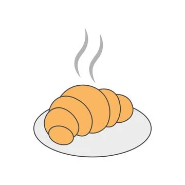 Croissant Illustrazione stock